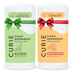 Curie Orange Neroli White Tea deodorant bottle with refreshing daily-wear scent.