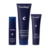 Curology Everyday Skincare Gift Set Gentle Face Cleanser bottle demonstrates gentle foaming formula for sensitive skin