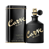 Curve Black for Men bottle front presents a bold, versatile fragrance for day or night.