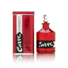 Curve Connect men's cologne bottle offers daily confidence in modern design.