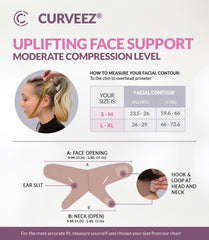 CURVEEZ Chin Strap Adjuster closeup demonstrates secure closure for customizable compression.