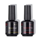CurvLife no-wipe top coat bottle with clear gloss finish for salon-quality shine