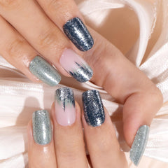 Curvlife press-on nails with building gel support all-day wear during daily tasks.