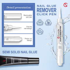 Curvlife press-on nails setup image demonstrates easy application.