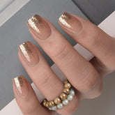 Curvlife press-on nails gel French tip set display highlights salon-style nails in minutes.