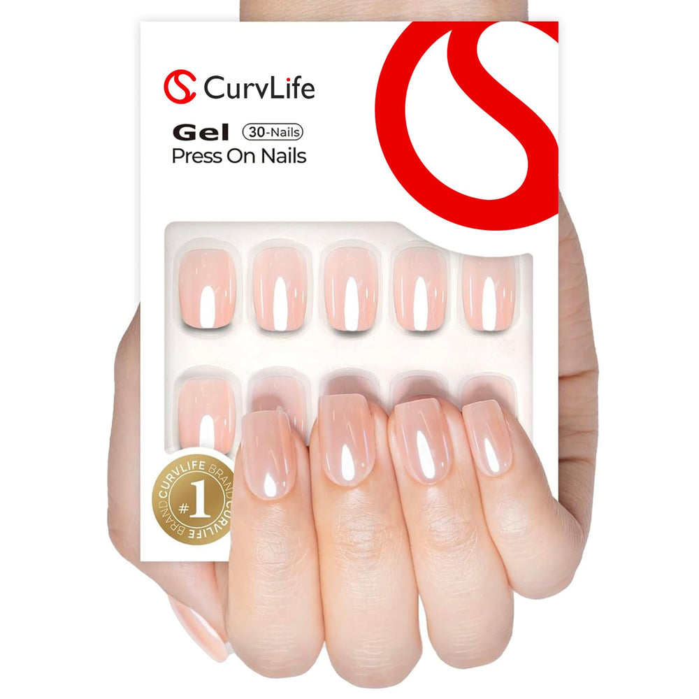 CurvLife soft gel press-on nails in mirror pink offer durable, worry-free wear for daily tasks.