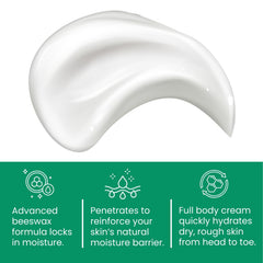 Cutemol Emollient Cream hands-application highlights soothing relief for dry skin.