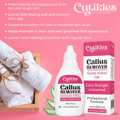 Cutikles Aloe Vera gel visuals showing skin softening and moisturized feel.