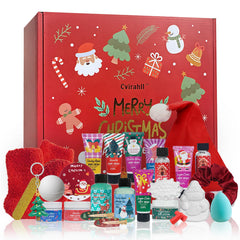 Cvirahll Advent Calendar 2025 box with festive packaging ready for gifting