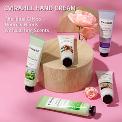 Cvirahll jasmine hand cream tube provides light scent and non-greasy hydration