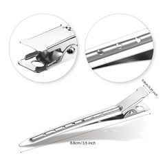 CWJCYTNSN 3.5-inch duck bill clip side view demonstrates strong grip without snagging.