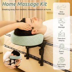 Cxgros fully adjustable face cradle enables comfortable prone positioning