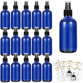CycleMore 120ml blue glass spray bottle with fine mist for cosmetics