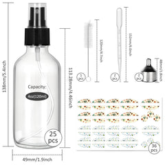 CycleMore BPA-free sprayers with durable glass bottles for safe daily misting
