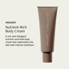 CYKLAR Crescent scent profile bottle conveys woody-floral notes for all-day comfort.