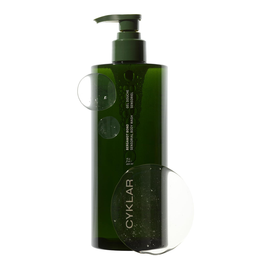 CYKLAR Sensorial Body Wash bottle with Bergamot Bond for a refreshing cleanse.
