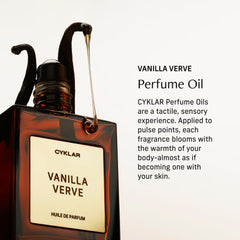 CYKLAR Vanilla Verve roll-on applicator for precise fragrance application.