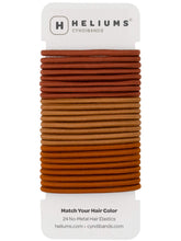 Lazos Cyndibands para cabello rojo, mezcla de tonos para peinados discretos.