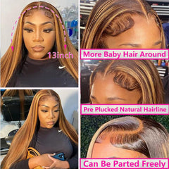 Cypha HD lace front wig transparent 13x6 blends with skin for undetectable front