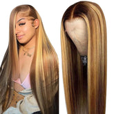 Cypha Ombre Lace Front Wig 28-inch 13x6 natural hairline for daily wear
