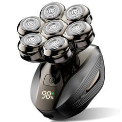 Cyruzi head shaver with magnetic head for easy cleaning after shaving sessions