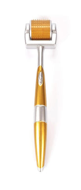 CYSSUS derma roller with 192 titanium needles for at-home routines