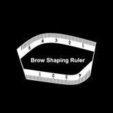 CZJOOY arch brow mapping ruler in use for precise brow shaping