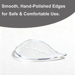 CZJOOY eyeliner-guidance ruler helps achieve clean straight guidelines.