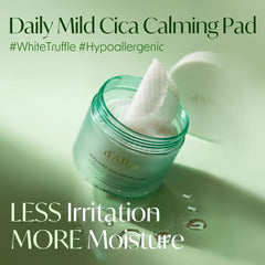 Smooth side close-up reveals gentle exfoliation for delicate complexions