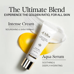 d'alba Piedmont rich cream layer on skin conveys non-sticky, comfortable moisturization.