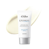 d'alba Piedmont Waterfull Essence Sunscreen bottle shows lightweight protection for daily wear.
