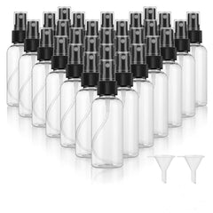 Dabacc 30-pack 2oz clear spray bottles showing portable travel-friendly design.