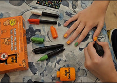 DaddyCo vibrant water-based marker colors glide smoothly for easy coloring.