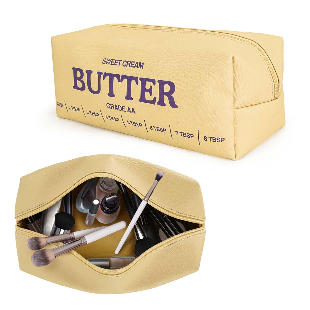 dadop butter travel pouch front view shows organized trips