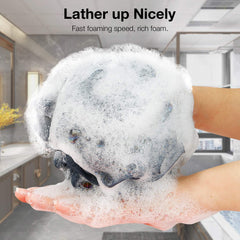 DadyMart bath loofah grey 60g provides gentle exfoliation for daily skin care.