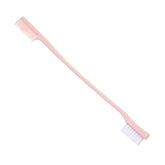 DAE dual-edge styling brush comb end closeup for precise edge control