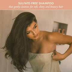 DAE Signature Shampoo hibiscus-extract close-up illustrates elasticity and shine