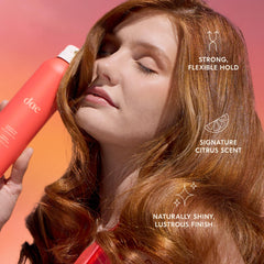 DAE Sunsetter spray application captures even, brushable finish for easy styling.
