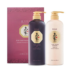 Daeng Gi Meo Ri Ki Gold Premium Shampoo bottle for healthy, moisturized hair.