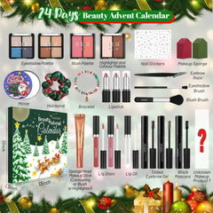 DAGEDA Beauty Advent Calendar 2025 unboxing reveals 24 days of makeup surprises