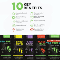 Daily Remedy Foot Soak Salts with citrus soak focus for odor control.