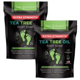 Daily Remedy tea tree oil foot soak bath closeup for soothing foot care