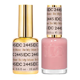 DAISY DND DC gel polish Be My Muse 2445 bottle with sheer natural pink shade for customizable color