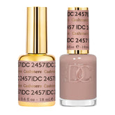 DAISY DND DC Gel Polish Cashmere 2547 bottle close-up for at-home manicure.
