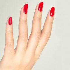DAISY DND Ferrari Red swatch shows rich shade for color matching.