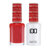 Daisy DND gel polish set chili pepper packaging highlights convenient at-home manicure options
