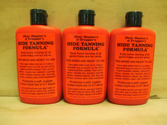 DakotaLine deer hunter's hide tanning formula 8 oz bottle for hide preparation and tanning.
