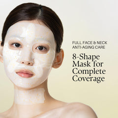 d'alba Piedmont Signature Vita Capsule Hydrogel Mask sheet closeup showing hydration-ready texture