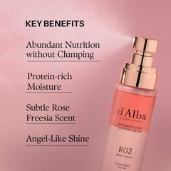 d'alba Piedmont vegan-certified V-label badge boosting product trust.