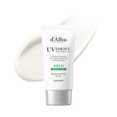 d'alba Piedmont Waterfull sunscreen bottle; mineral protection for daily sun defense.